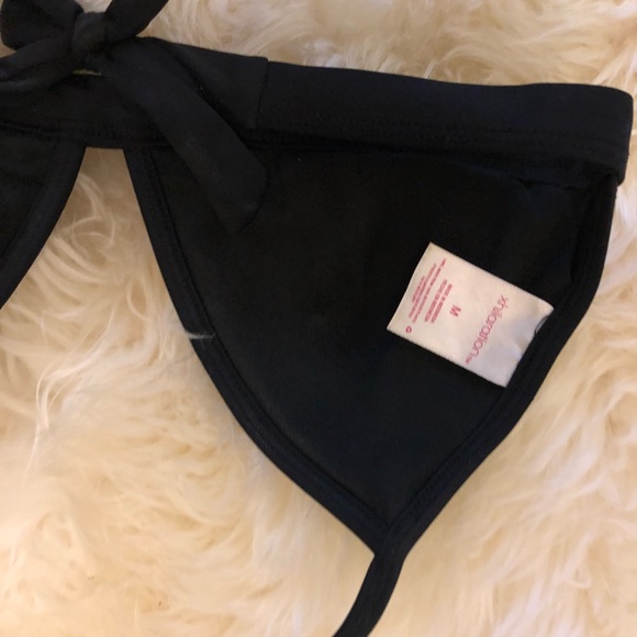 Metallic bronze gold and black bikini top - Picture 4 of 4